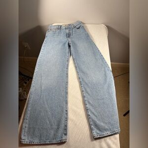 Levi’s Premium Ribcage Wide Leg Jeans Size 26 Super High Rise 30” inseam